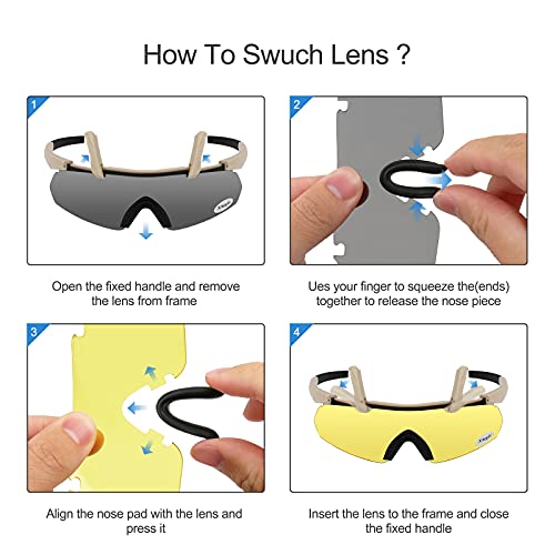 Khaki Shooting Glasses Eye Protection for Range Safety - XAegis