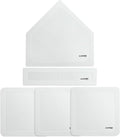 Cannon Sports Throwdown Base Set - 5pc Durable Rubber Bases for Baseball & Softball | Indoor/Outdoor Use