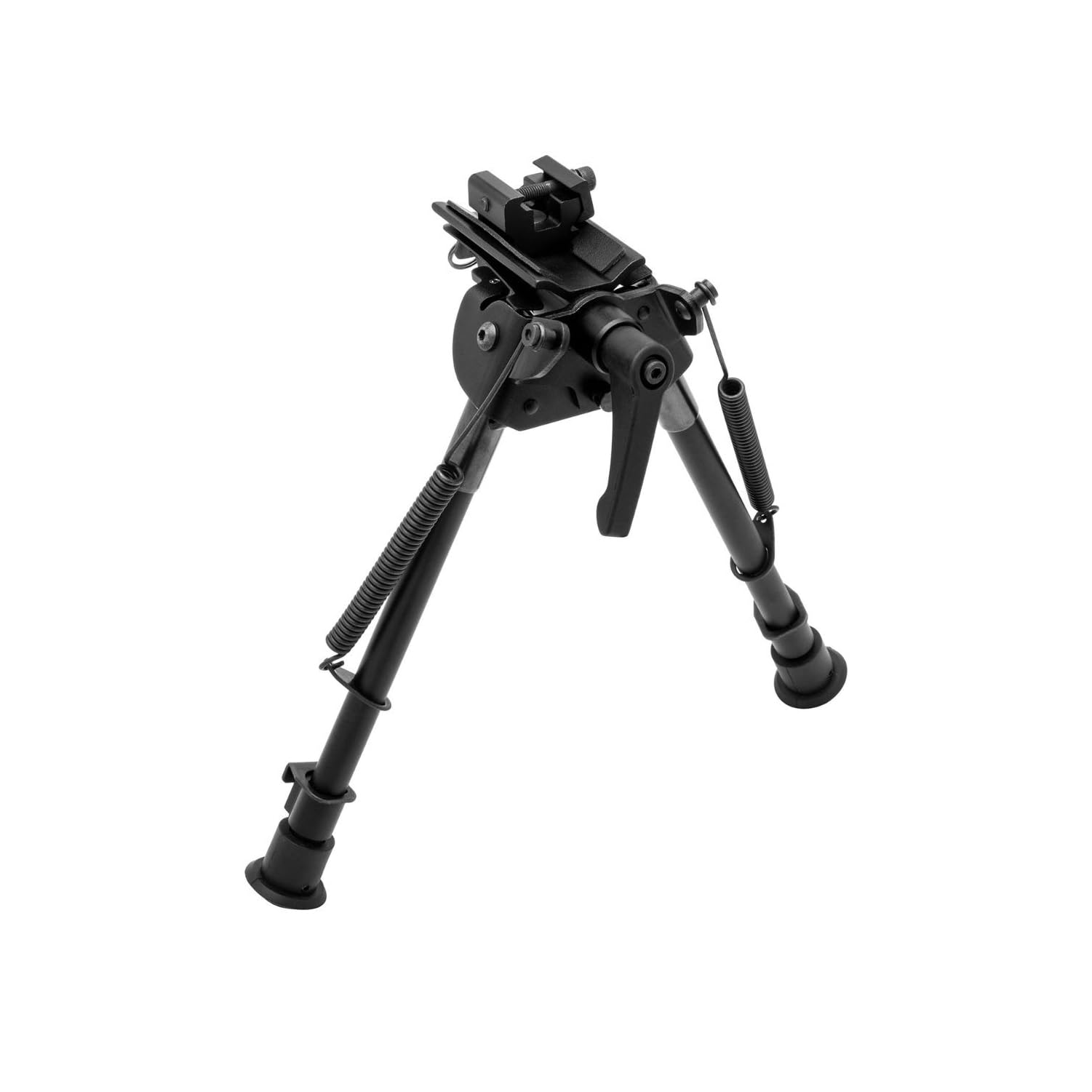 TRUGLO Tac Pod All-Metal Adjustable Lightweight Versatile Durable Portable Rifle Bipod for Bench or Prone Shooting - Pivoting Base, 6-9 in. Leg Length