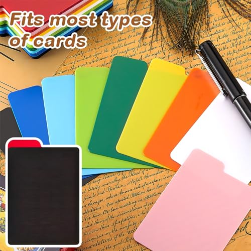 Trading Card Dividers 100 Pack Multicolor - Card Organizers & Separators