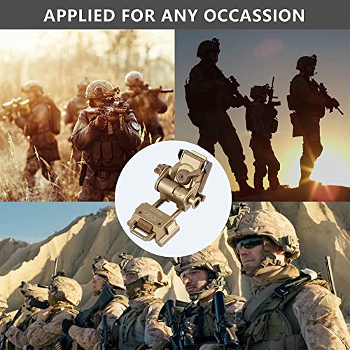 Night Vision Goggles Mount for PVS15/18 L4G24 CNC Helmet Mount - Saltd Color