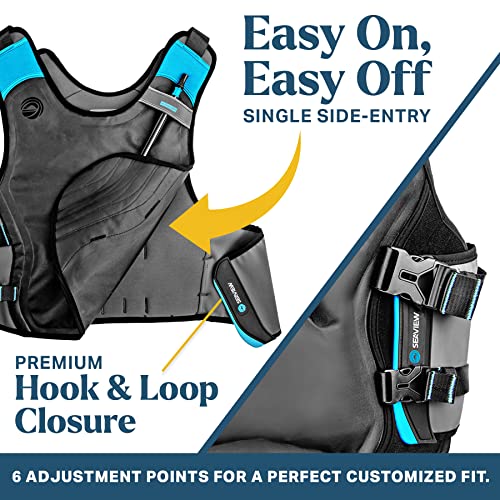 Seaview 180 Palawan Inflatable Snorkel Vest for Adults & Youth - Medium Black
