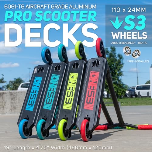 Envy Scooters ONE S3 Stunt Scooter Teal for Kids 6-12 Beginner Freestyle