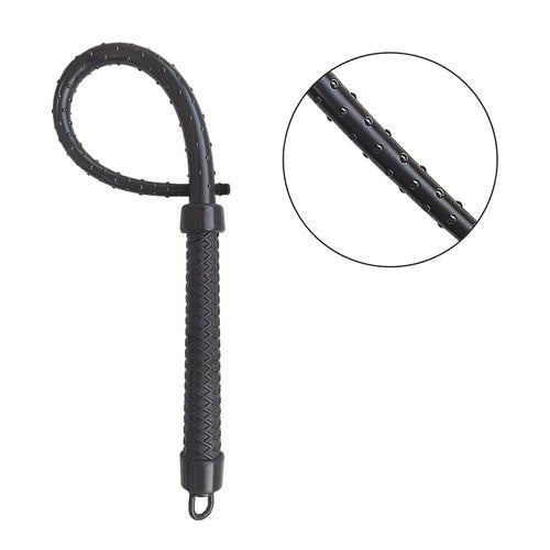 YICHI 23 inch Rubber Whip Horse Riding Crop Equestrian Sports (Black)