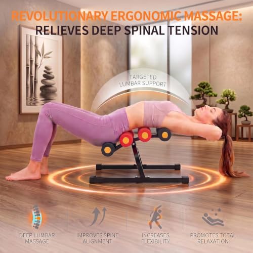 Foldable Inversion Table for Back Pain Relief and Spinal Decompression