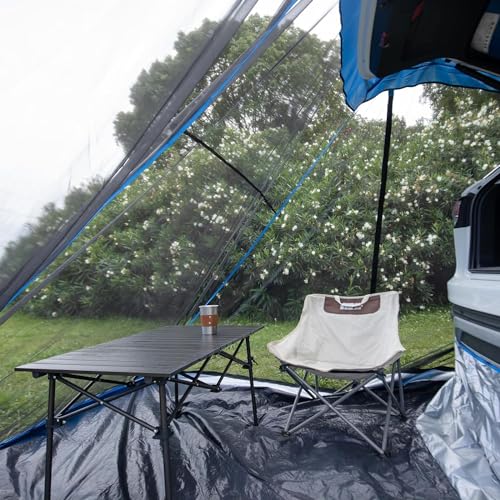 Universal SUV Tent for Camping and Hiking - Lightweight with Rainfly & Stakes