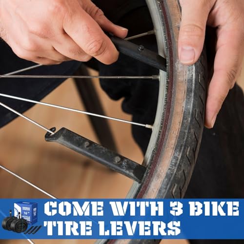 16 Inch Bike Tube & Stroller Tire Tube 16x1.75-2.125 Schrader Valve 2 Pack