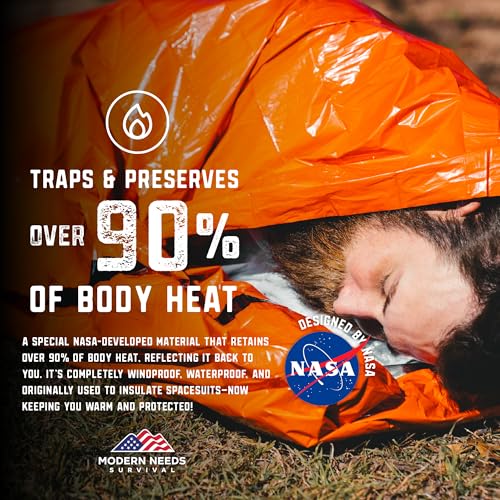 Emergency Sleeping Bag & Bivy Sack - Compact Survival Blanket with Warmth - Variation 10
