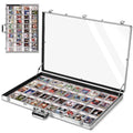 Large Acrylic & Aluminum Display Case for Trading Cards, Collectibles & Jewelry