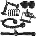 Solid Cable Machine Attachments Set for Gym - Variation of THIS Listing B