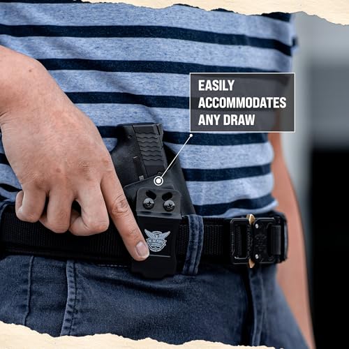 Inside Waistband Concealed Carry Holster for Smith & Wesson M&P Shield M2.0 Plus 9mm .40 RDS - Right Hand