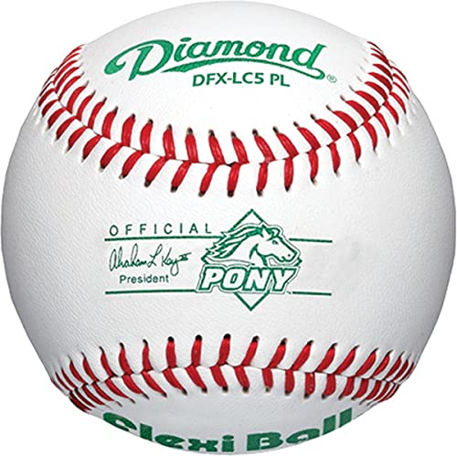 Baseball Softballs Pack of 12 Low Compression Pony League Game Balls