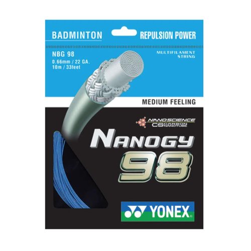 YONEX Nanogy 98 Medium Feeling Badminton String Blue