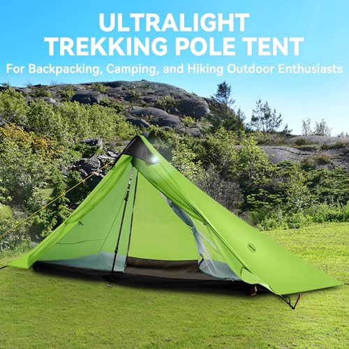 FBSPORT Ultralight 3-Season Backpacking Tent for 1-2 Persons, Waterproof Camping Shelter