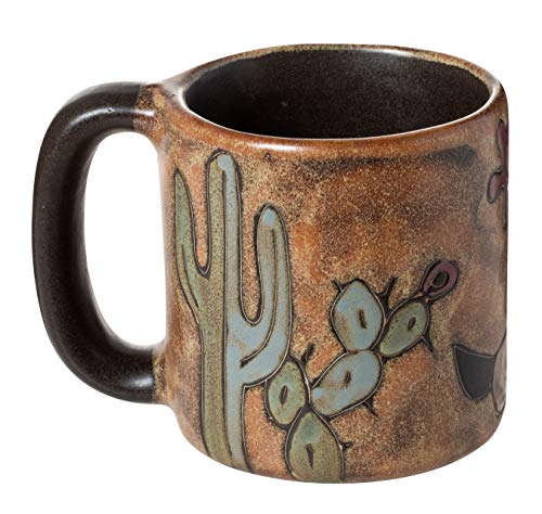 Death Valley Desert Cactus Handcrafted Mug 16oz - Unique Ceramic Drinkware