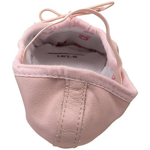 Kids Pink Leather Bunnyhop Ballet Slippers - Little Kid 13.5