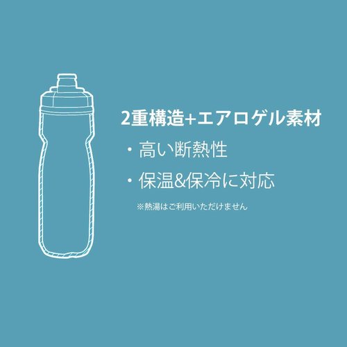 CamelBak Podium Chill Insulated Water Bottle - 24oz Black Squeeze Design for Optimal Hydration