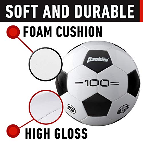 Franklin Sports F-100 Soccer Ball Size 5 Set with Pump & 12 Deflated Balls