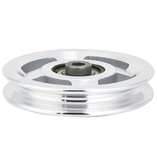 Cunyuer Fitness Pulley Wheel, Aluminum Pulleys for Gym, Universal Aluminum Alloy Bearing Pulley Wheel for Home Gym Exercise Strength Training Equipment (Diameter 115mm)