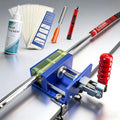 Crestgolf Blue Golf Club Repair Kit — Drill-Free & Easy Grip Regripping