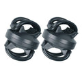 BESPORTBLE 2Pcs Universal Bike Flashlight Clamp 360 Degree Adjustable Cycling Torch Stand Handlebar Light Holder for Road Mountain Bike