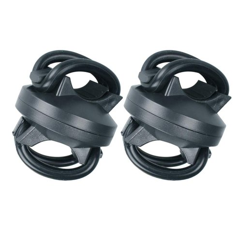 BESPORTBLE 2Pcs Universal Bike Flashlight Clamp 360 Degree Adjustable Cycling Torch Stand Handlebar Light Holder for Road Mountain Bike