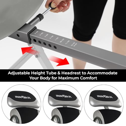 Innova ITX9900 Inversion Table with Air Lumbar Support - Adjustable & Heavy Duty