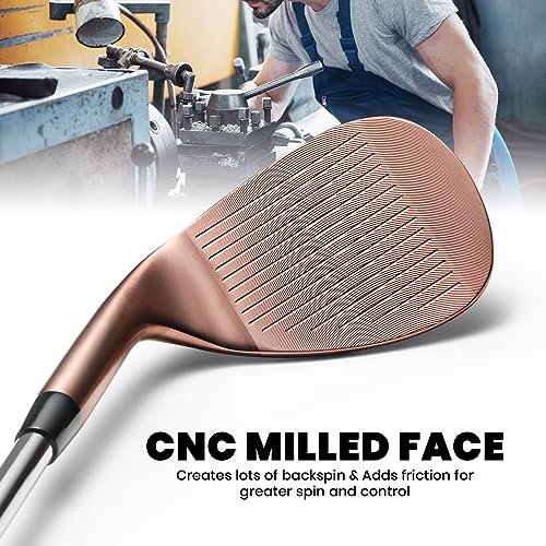 A11N SPORTS Forged Golf Wedge Set - Bronze 52/56/60 Degrees, Right Hand