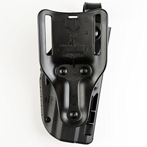 Safariland 7280 7TS SLS Mid-Ride, Level 2 Retention Duty Holster, Beretta 92, Mid-Ride, Plain Black, Right Hand