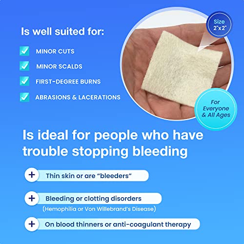 High Performance 4x4 Hemostatic Gauze Pack of 10 - Military-Grade Wound Dressing