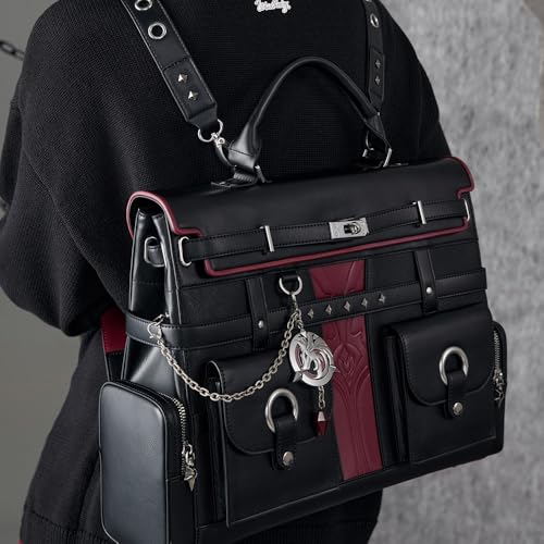 Genshin Impact Wriothesley Backpack - Gaming Themed Leather School Bag