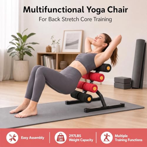 Foldable Inversion Table for Back Pain Relief and Spinal Decompression
