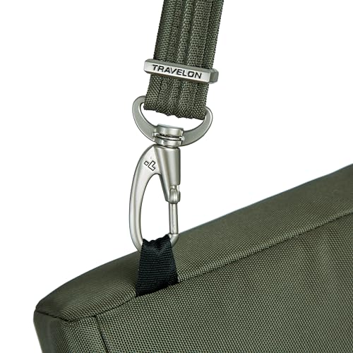 Travelon Anti-Theft Small Convertible Backpack 8.5"W x 12"H x 3"D Green