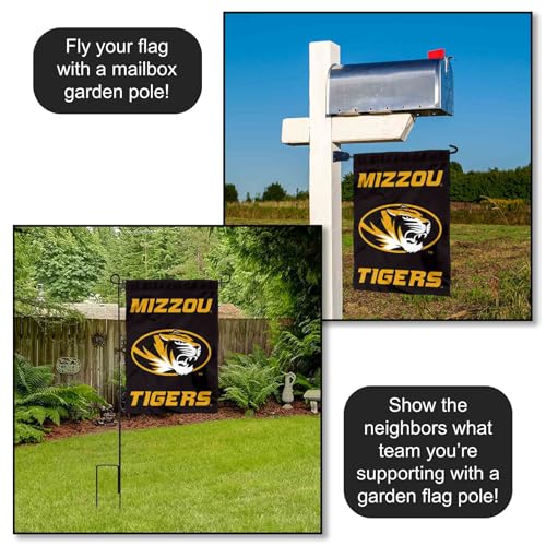 Missouri Tigers Garden Banner Flag 13x18 Inches with Pole Sleeve - Officially Licensed
