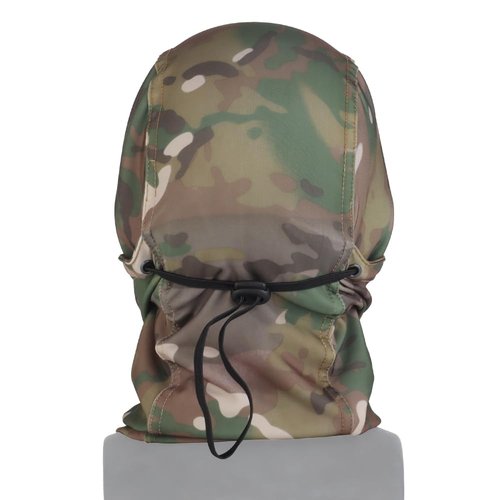 White Bone Fang Airsoft Paintball Mask with Steel Mesh, Highly Breathable Balaclava Headgear, Portable Adjustable Tactical Mask (White)