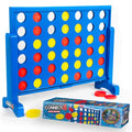 Giant Wood Connect 4 Yard Game - Jumbo Outdoor Strategy Game, 42 Pieces with Carry Bag