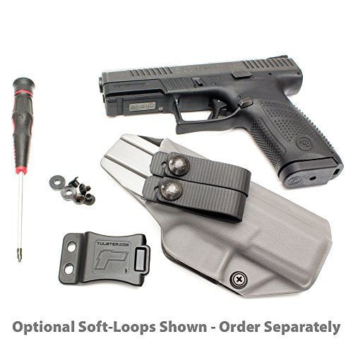 Tulster IWB Profile Kydex Holster for Smith & Wesson M&P Bodyguard 2.0 Right Hand, Black
