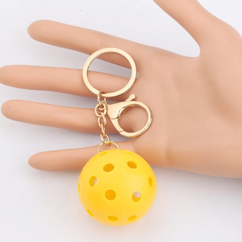 CENWA Pickleball Keychain Pickleball Bag Tag Pickleball Gifts For Pickleball Lover (Pickleball K)