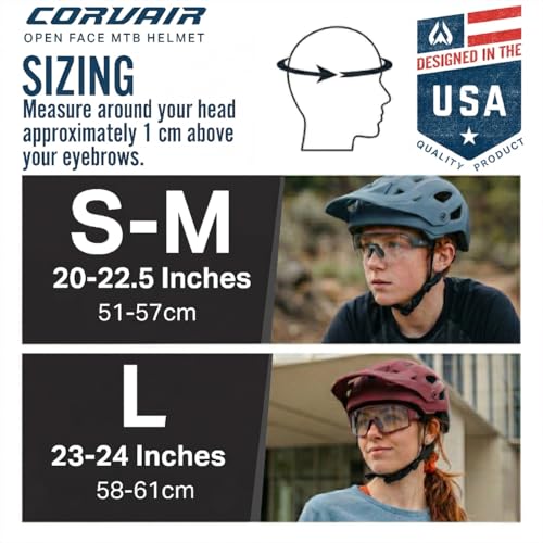 Wildhorn Corvair MTB Bike Helmet Adult Men Women Youth Smoke Blue / Sm-Med