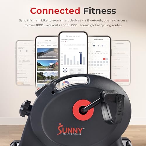 Sunny Health & Fitness Black Mini Under Desk Pedal Exerciser - Arm & Leg Bike