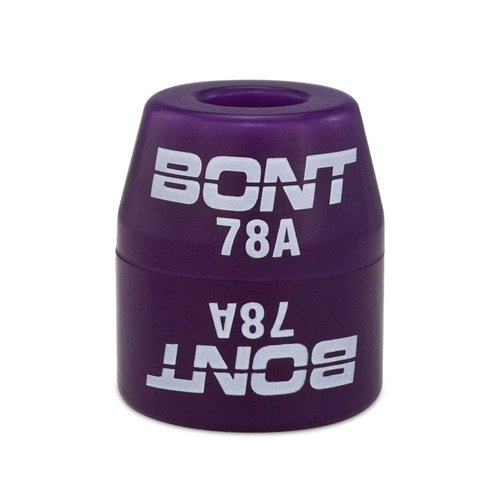 Bont Skates - Replacement Top Cone or Bottom Barrel Cushions Bushings - Quad Roller Skate Derby Plate - Made in USA (93A Red, Bottom Barrel Cushion (8pc))