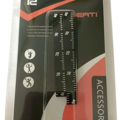 Pickleball Paddle Weight Strips - Silicone Alternative to Lead & Tungsten Strips | 4 Strips/Pack (4g Each) | 3M Adhesive, Customizable Cut, Same Weight as Metal Strips, Eco-Friendly, Non-Radioactive