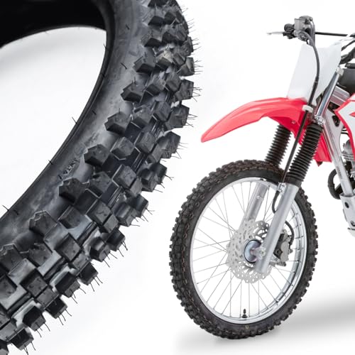 HOOUP 70/100-19 Off-Road Dirt Bike Tire with Inner Tube for 125cc-150cc Motocross