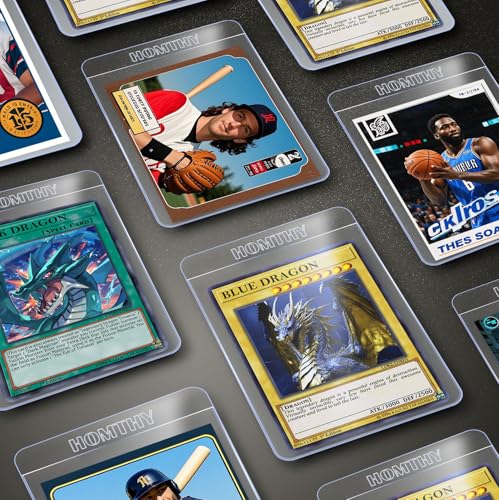 50ct Semi Rigid Card Holders for Trading Cards - Perfect for Grading & Storage