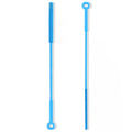 XANGNIER Silicone Straw Cleaner Brush,2 Pcs Reusable Extra Long Straw Cleaner Brush for Cleaning Plastic Metal Stainless Steel Glass Boba Clear Smoothie Travel Drinking Straws,Straw Cover