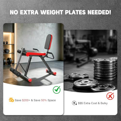 Seated Leg Extension Machine for Home Gym - Quadriceps & Thigh Workout Equipment
