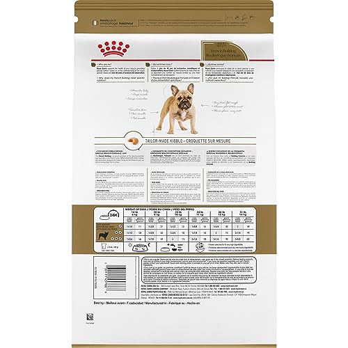Royal Canin French Bulldog Adult Dry Dog Food 17 lb Bag - Breed-Specific Nutrition