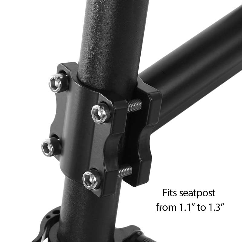 Takelablaze Bike Rear Rack Retractable Bike Luggage Cargo Rack Aluminum Alloy Bicycle Cargo Rack Mount Rear Seat Post Rack