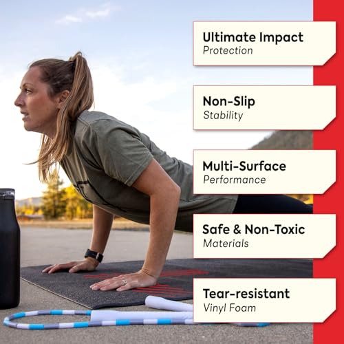EliteSRS Standard Jump Rope Mat - Non-Slip Fitness & Cardio Exercise Mat