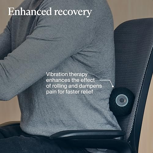 Therabody WaveSolo Handheld Bluetooth Massage Device - Portable Vibration Therapy Ball